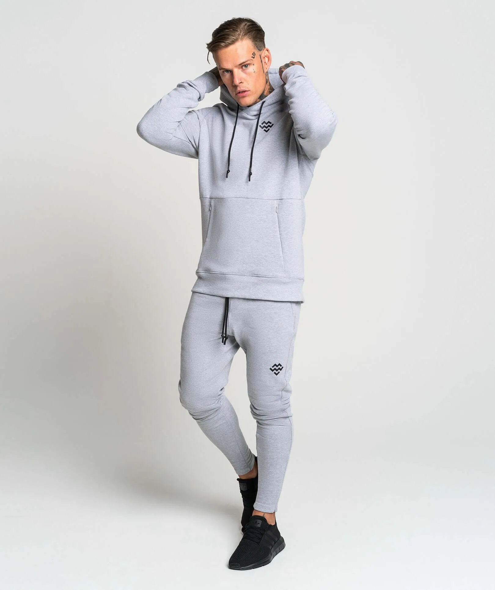 Pursuit Pullover Hoodie (Marl Grey)