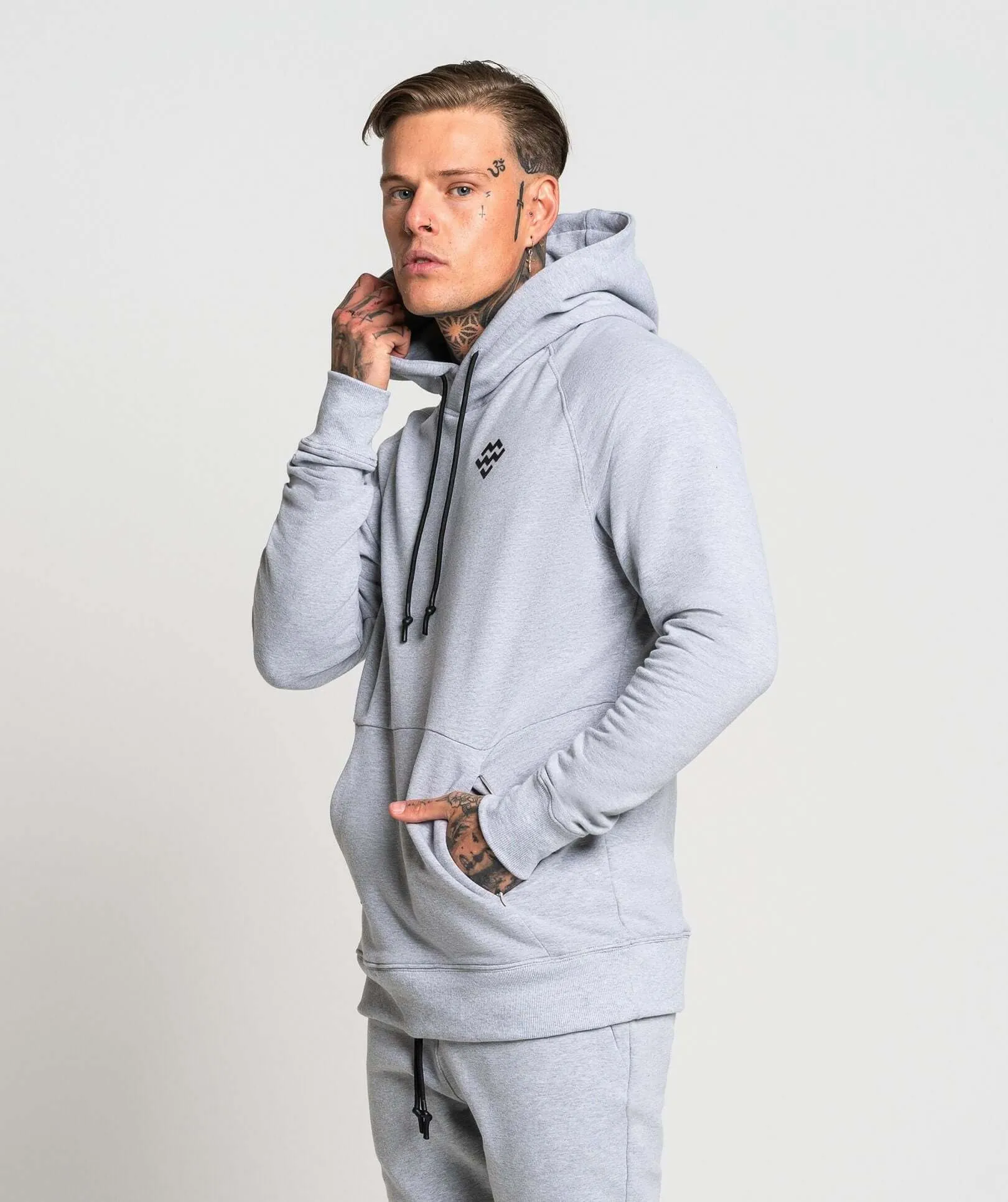 Pursuit Pullover Hoodie (Marl Grey)