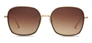 Rhine | Brushed Gold / Black