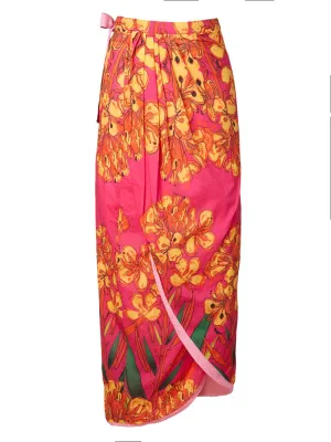 Sabi Star Natural Fiber Wrap Skirt