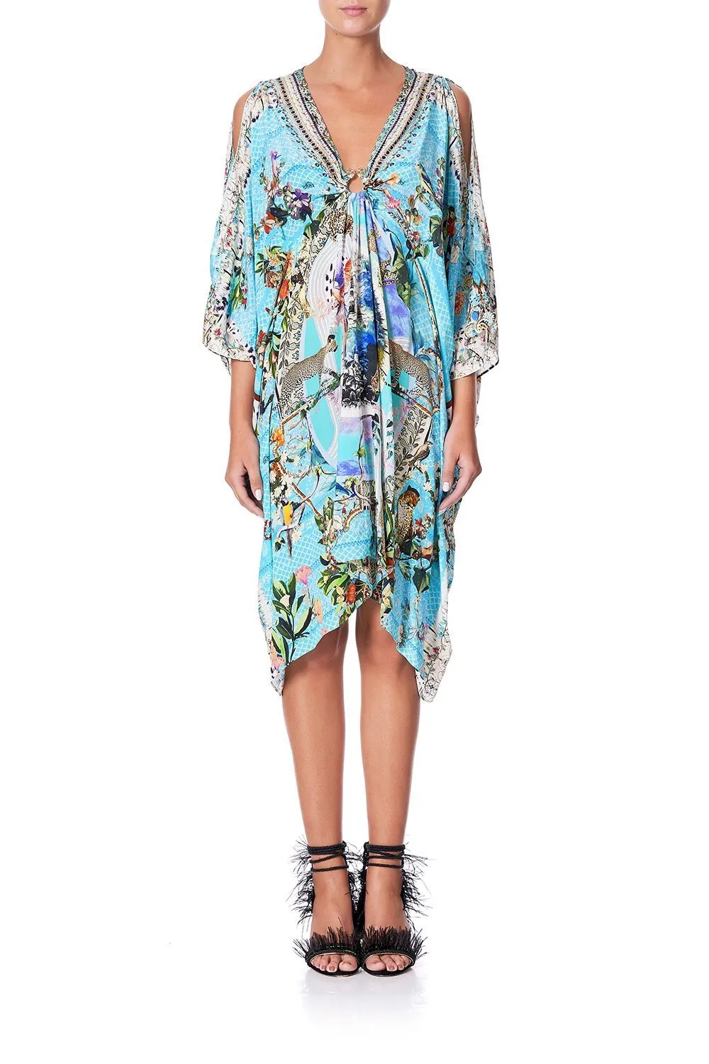 SHORT KAFTAN WITH HARDWARE GIRL FROM ST TROPEZ