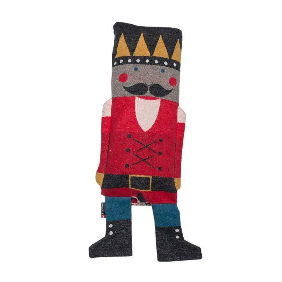 Silvretta Blanket in Puppet - Nutcracker, Charcoal