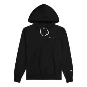 Small Script Hooded Sweatshirt Black