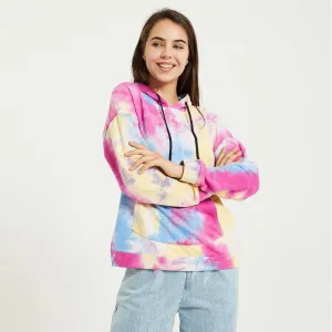 Tie-Dye Loose Fit Hoodie