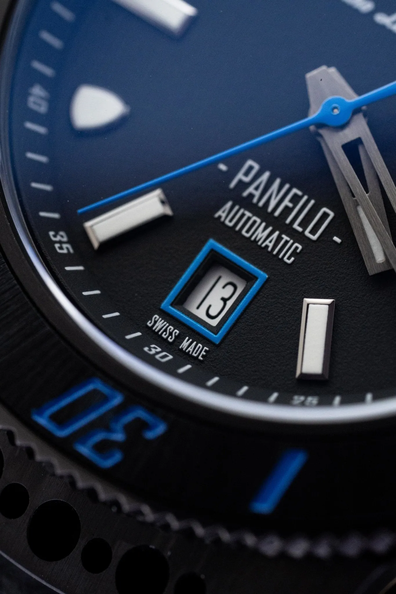 Tonino Lamborghini Panfilo Watch Date Blue TLF-T03-4