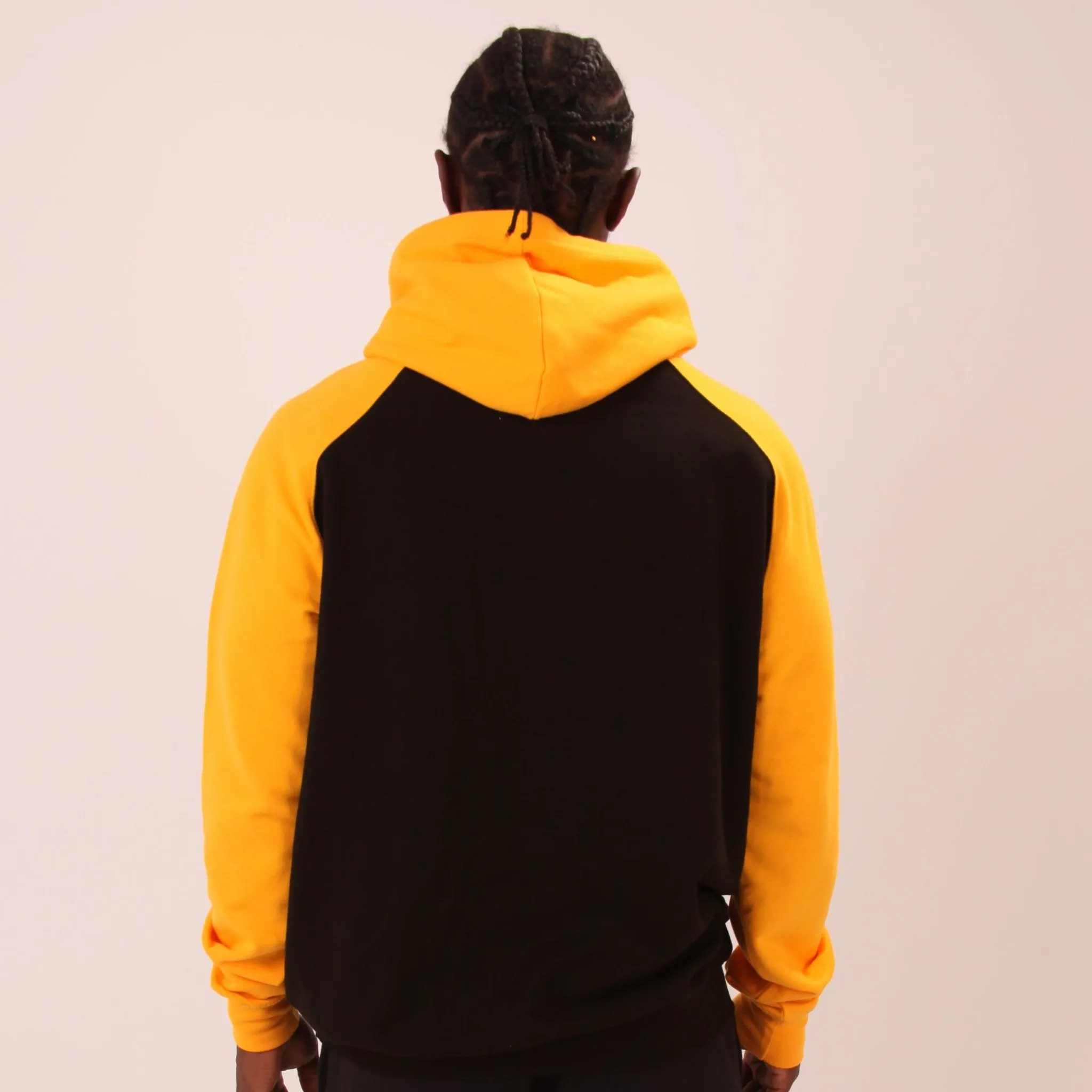 UNIFY Baseball Hoodie - Classic UNIFY Essential Mens Hoodie - UNIFY Yellow Jumper
