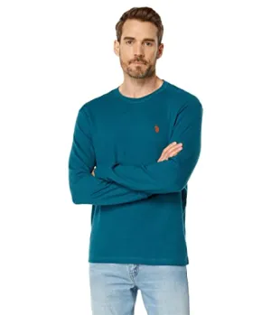 U.S. Polo Assn. Mens' Long Sleeve Crew Neck Solid Thermal Shirt