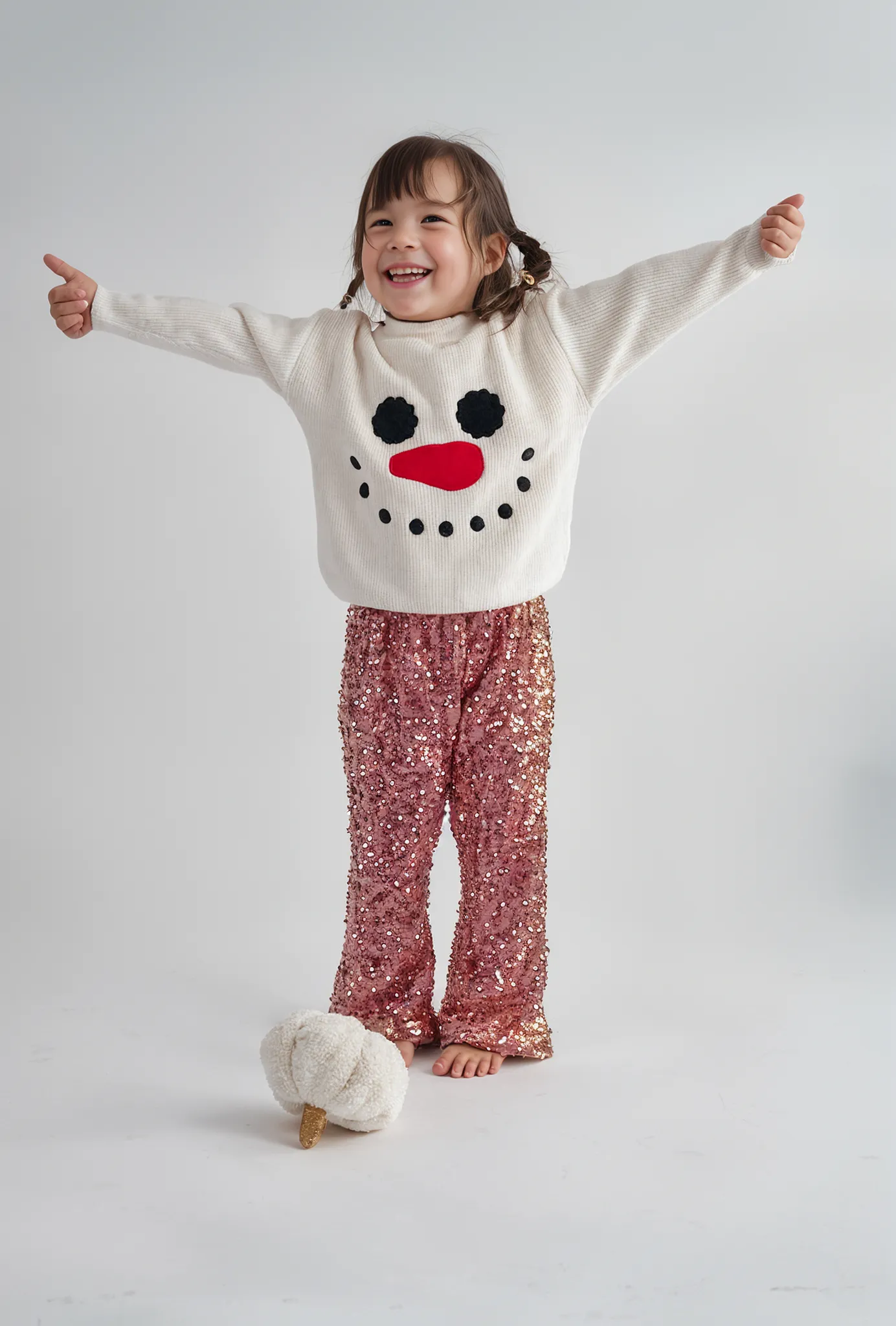 White christmas snowman sweater